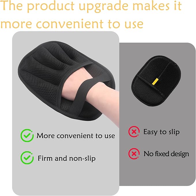 Mira's Pocket Static Pet Hair Remover Glove for Furniture - Conquer Couch, Carpet & Bedding Fur