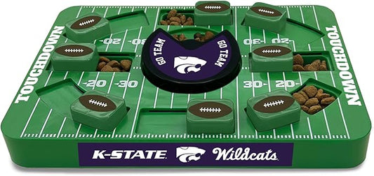 Pets First NCAA Kansas State Large Puzzle Toy, Dog Puzzle Treat Toy, New Large Size, Interactive Dog Treat Toy, Dog Slow Feeding Toy
