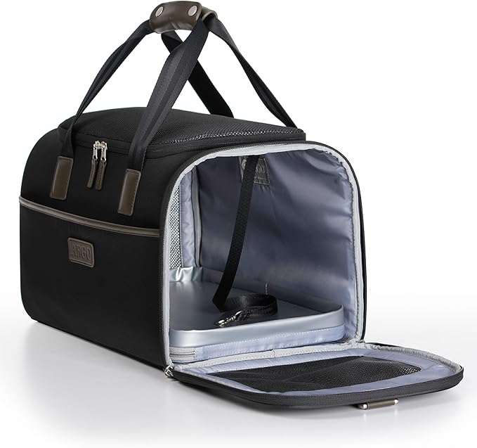 Traveler's Choice Argo Pawsport to Adventure Pet Carrier, Black
