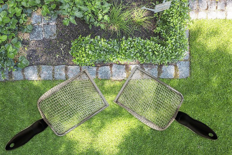 2‑Pack Cat Litter Scoop, 3.8mm & 5.0mm Mesh Stainless Steel Sifter, Heavy Duty Litter Shovel for Bentonite Cat Litter, Multi‑Purpose for Gardening Soil Screening - Image 3