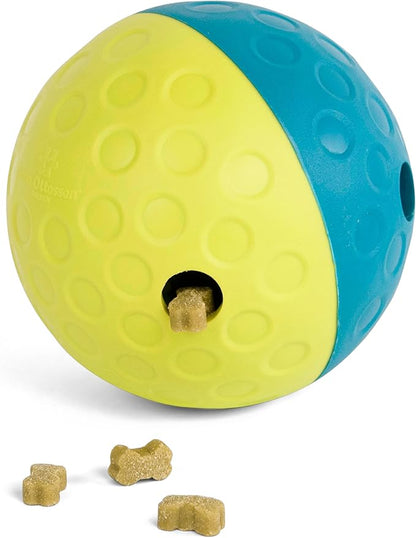 Outward Hound by Nina Ottosson Treat Tumble – Interactive Food-Dispensing Dog Puzzle Ball, Level 1 Beginner, Small, 4.8"
