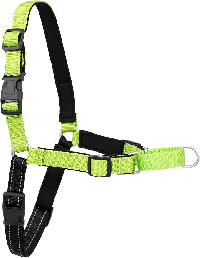 PetSafe Easy Walk Deluxe Dog Harness, No Pull Dog Harness – Perfect for Leash & Harness Training – Stops Pets from Pulling and Choking on Walks – Medium, Apple