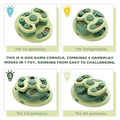 KADTC 3 Levels of Step-by-Step Challenge,Large Size,Beginner to Advanced Dog Puzzle Toys,3 Ways to Play,U.S. Brand & Design Treat Puzzles for Dogs Mental Stimulation Enrichment Food Slow Feeder Toy