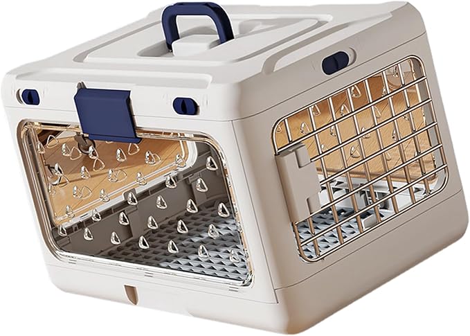 Foldable Pet Carrier with Anti Pee Layer and Spacious Inside for Comfort Compact Pet Carrier