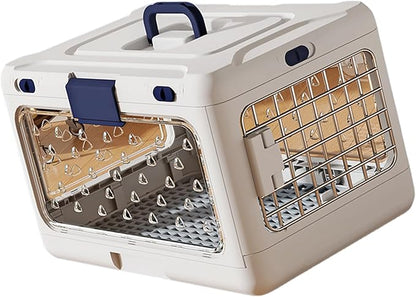 Foldable Pet Carrier with Anti Pee Layer and Spacious Inside for Comfort Compact Pet Carrier