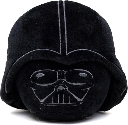 Star Wars Dog Toy, Darth Vader Helmet Black Pet Toy, Plush, 3.5" x 6"