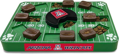 NCAA Puzzle Toy Slow Feeder, Puzzle Treat Dog Toy, Interactive Dog Treat Toy, Dog Puzzle Feeding Slow Toy (Arizona Wildcats)