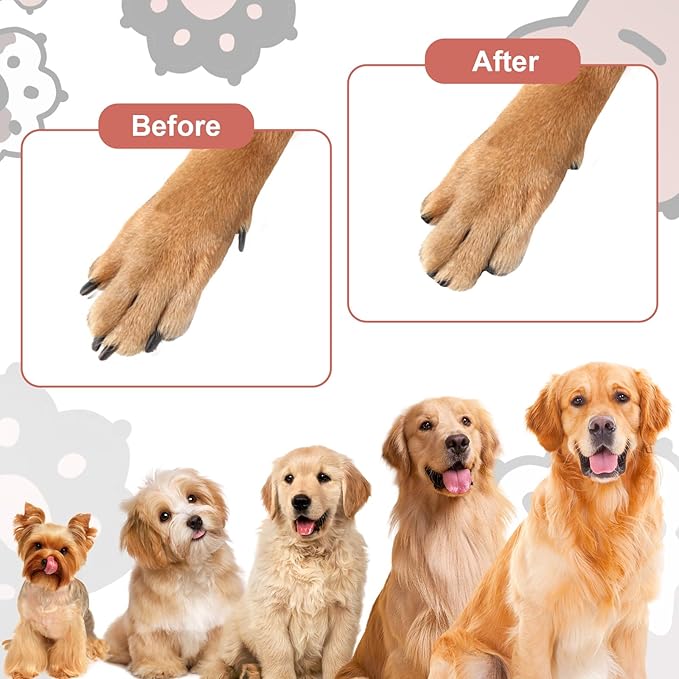 Dog Nail File with 6Pcs Replaceable Filing Disc, Dog Scratch Board for Safe and Easy Nail Care, Dogs Nails Scratch Board Ensures Smooth and Healthy Nails for Dogs and Cats