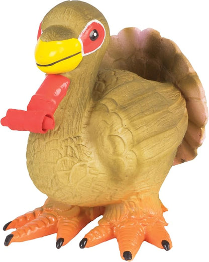 PetSafe Busy Buddy Squeeze Meeze - Fun Latex Dog Toy with Squeaker - for Light Chewers - Turkey