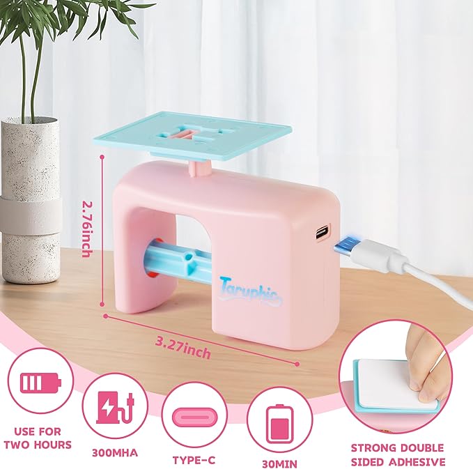Interactive Cat Toy for Indoor Cat, Automatic Door Hanging Cat Toy with Detachable Design, Kitten Toys for Indoor Cats Self Play, 3.27 * 1.69 * 2.76Inch (Pink)