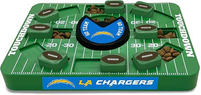 Pets First NFL Los Angeles Chargers Large Puzzle Toy, Dog Puzzle Treat Toy, New Large Size, Interactive Dog Treat Toy, Dog Slow Feeding Toy