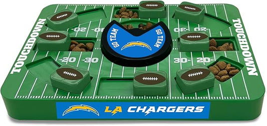 Pets First NFL Los Angeles Chargers Large Puzzle Toy, Dog Puzzle Treat Toy, New Large Size, Interactive Dog Treat Toy, Dog Slow Feeding Toy