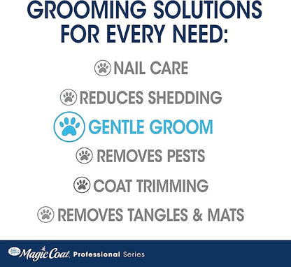 Four Paws Magic Coat Professional Series Love Glove Silicone Cat Grooming Mitt, Deshedding & Dematting, 1 Count