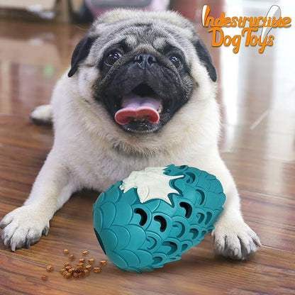 Dragon Egg Dog Toy for Aggressive Chewers Large Breeds, Indestructible Dog Toys Tough Dog Toys for Medium Large Dogs, Puppy Toys 900 Lbs Pull Tension Blue