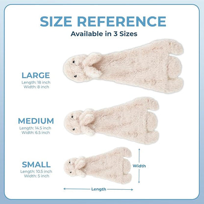 Best Pet Supplies Squeaky Dog Toys with Soft Durable Fabric for Small, Medium and Large Pets Interactive Toy for Indoor Play, Supports Active Biting and Play - 4 Figures, Large