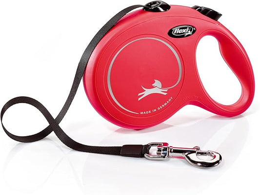 Flexi Cl30T8.210.R Roll Leash New Classic L Tape 8 M, Red