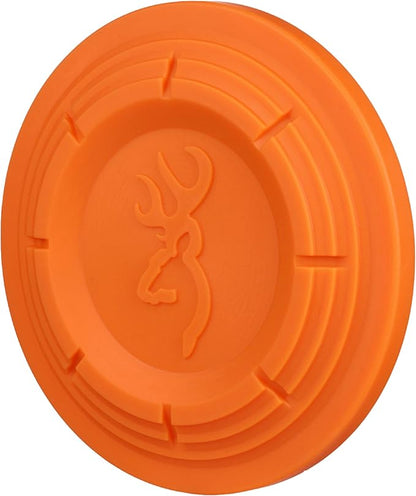 Browning Pet Training Tools, Durable Dog Toys for Tug and Fetch, Clay Pigeon (Orange), One Size