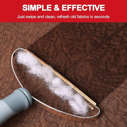 Pet Hair Remover, Dog Cat Hair Remover, Lint Cleaner Pro, Fur Removal Tool, Portable Carpet Scraper, Clothes Fuzz Rollers Hairball Shaver Brush for Carpets, Car Mat, Couch, Pet Bed, Furniture & Rug