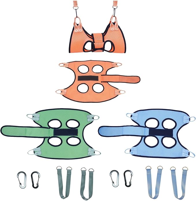 Secure Pet Grooming Hammocks for Dog Cats Nails Clipping Bathing with Durability Polyester Fabric and Restraint