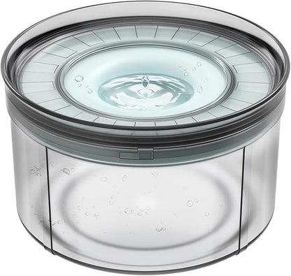 1Gallon No Spill Dog Water Bowl-3.8L Large Capacity, BPA-Free, Anti-Splash & Anti-Digging Design with Non-Slip Base for Messy Drinkers