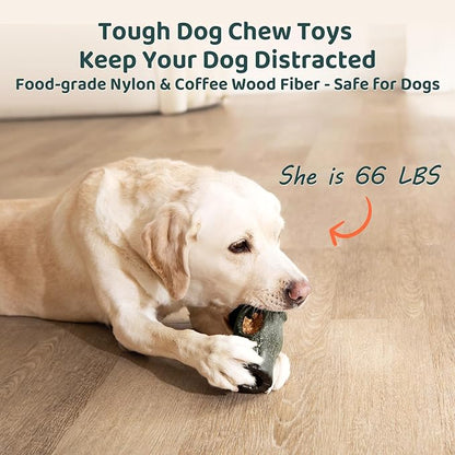 2 Pack Interactive Dog Toys for Aggressive Chewers, Long-Lasting Frozen Dogs Treat Holder to Keep Them Busy, Indestructible Dog Enrichment Toys - Reduce Anxiety, Safe for Large/Medium Breed