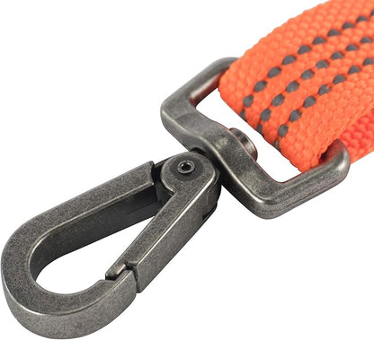 Carhartt Pet Durable Nylon Webbing Leashes for Dogs, Reflective Stitching for Visibility, Hunter Orange (Nylon Webbing), Small