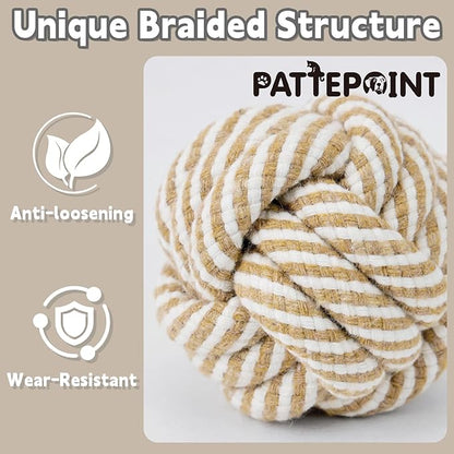 Dog Rope Toy for Small Dog 5pcs, Natural Chew Toys for Puppy, Medium & Small Dogs, Tug of War Rope for Puppies Clean & Relieve Teething