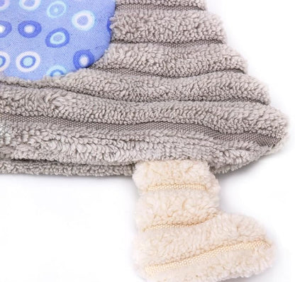 Comtim No Stuffing Dog Toys with Squeaker, Durable Dog Chew Toys, Small Dogs & Puppies, Rabbit & Elephant