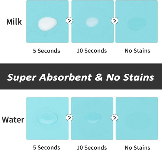 Dog Food Mat - Absorbent Cat Mat for Food and Water, No Stains Pet Feeding Bowl Mat, Easy to Clean Pet Placemats, Quick Dry Dog Water Dispenser Mat for Messy Drinkers | Teal 18"x 28"