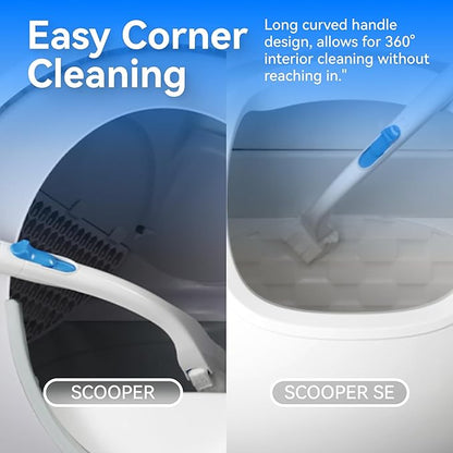 CATLINK Cleaning Brush Set for All Cat Litter Box, Including 8 Packs Replacement