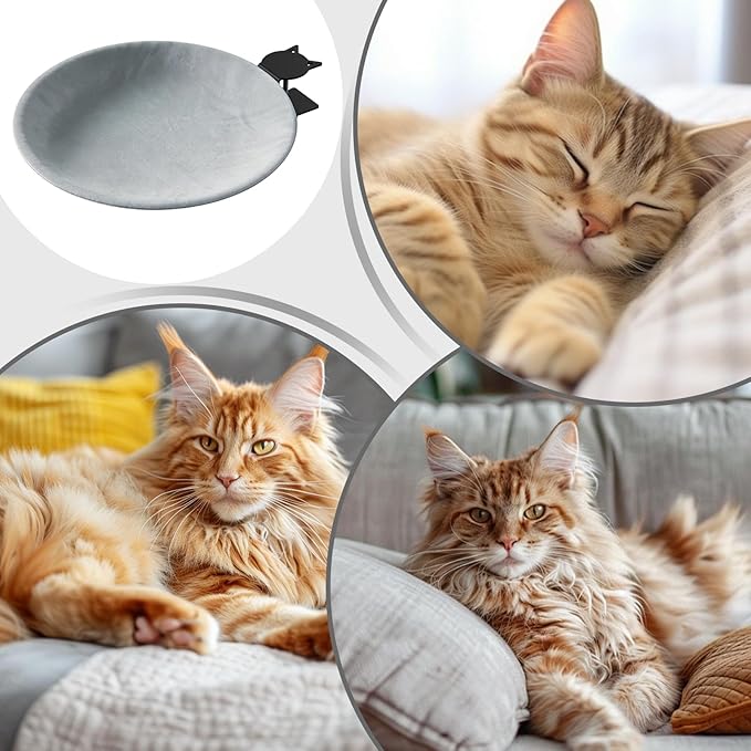 Elevated Hammock Bed, Clip On Cat Desk Cushion, 24x16 Inches Pet Cushion with Removable Cover Feature, Soft Fabric Hanging, Cat Bed with Space Saving Design, Interactive Indoor Rest for Cats