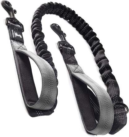 SparklyPets Dog Leash for Medium and Large Dogs - Professional Harness with Reflective Stitches for Training, Walking, Jogging and Running Your Pet Blue
