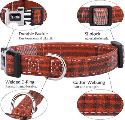 Faleela Soft &Comfy Bowtie Dog Collar,Detachable and Adjustable Bow Tie Collar,for Small Medium Large Pet (Large(Pack of 1), Orange)
