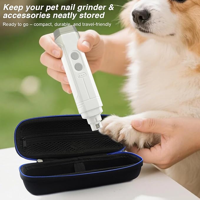 GUBEE Hard Travel Case Compatible with Casfuy Dog Nail Claw Grinder, Protective Storage Bag for Wireless Paw Trimmer