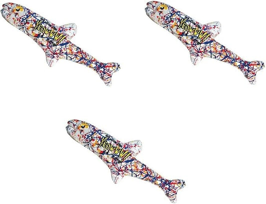 Yeowww! Pollock Fish Catnip Toy, 3 Pack