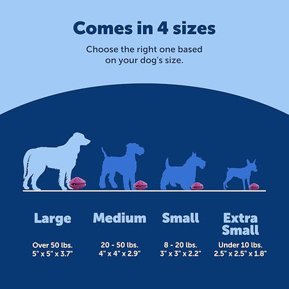 PetSafe Busy Buddy Twist'n Treat - BPA-Free Adjustable Meal Dispenser & Training Toy - Interactive Enrichment for Hard Chewers - Compatible with Hard & Smearable Treats - Helps Clean Teeth - Large