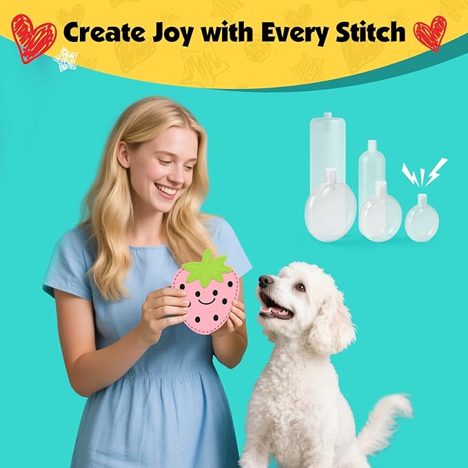Squeakers for Dog Toys - 60 Pack Replacement Dog Toy Squeakers (5 Sizes Mixed)