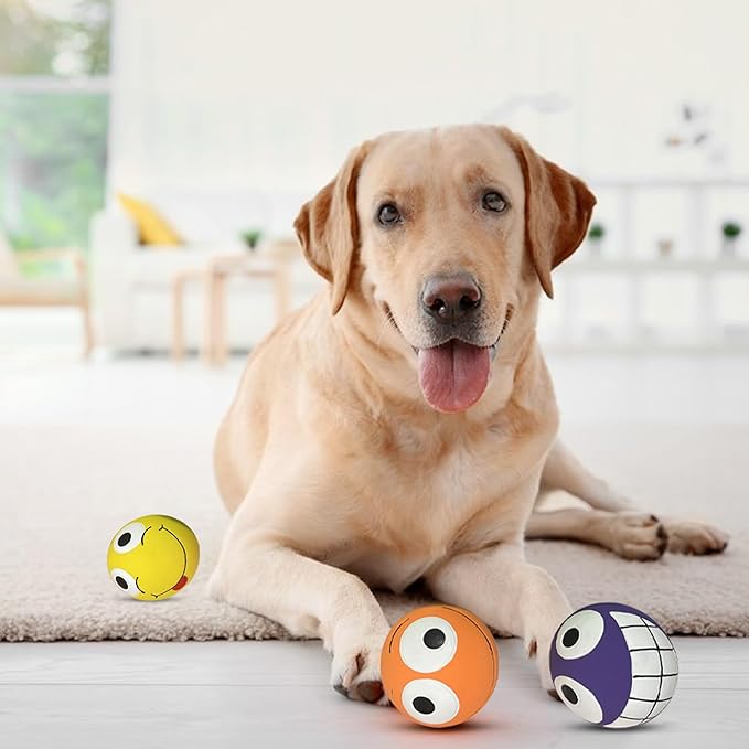 Multipet Three Peas in a Pod | Squeaky Chew Dog Toy | Fetch Interactive Pea Pod Dog Toys | 3 XL Latex Squeaky Balls | 3" (Ball Size)