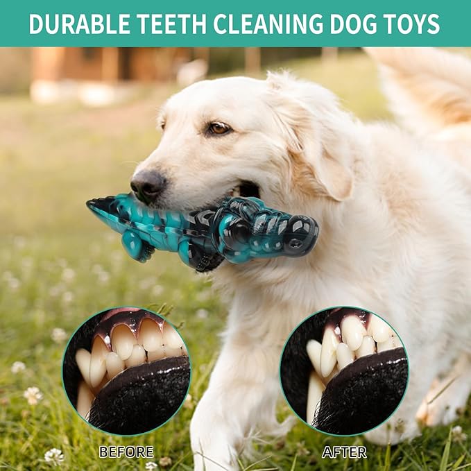 Dog Chew Toys for Aggressive Chewers,Indestructible Dog Toy for Small/Medium/Large/Extra Large Dogs