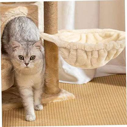 Cat Tree Hammock, 17inch Plush Cat Tower Hammock Replacement, Washable Scratch-Proof Cats Tree Replacement Parts
