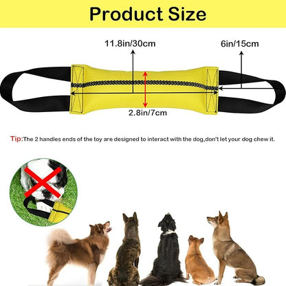 ASOCEA Dog Pool Toys,2-in-1 Dog Water Toys Interactive Tug Toys for Small to Large Dogs Bite Resistant Squeaky Floating Toy Perfect for Dock Diving Training Fetching Throwing Playing
