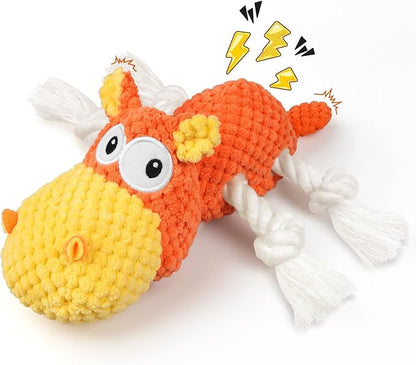 Squeaky Dog Toys - Plush Dog Toy for Small, Medium, and Large Dogs, Great for Tug-of-War and Playtime