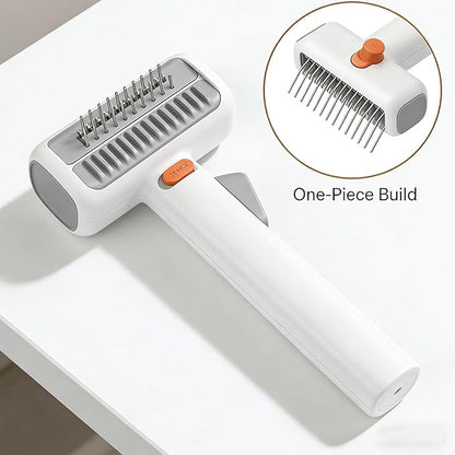 2-in-1 Pet Self-Detangling & Grooming Comb, 2-in-1 Pet Comb, Double-Sided Dematting Brush, Combs Through Knots and Lifts Loose Hair—Quickly (1pcs)