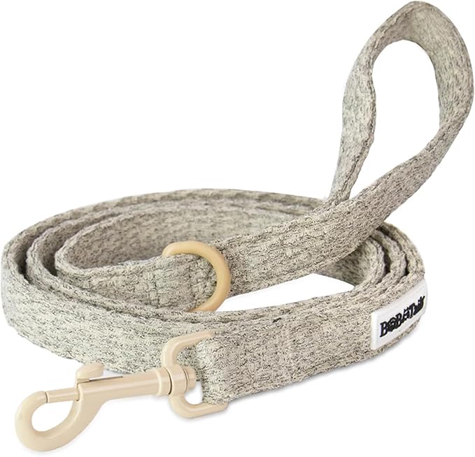 5 FT Stylish Dog Leash, Soft Dog Leashes with Comfortable Padded Handle, Metal Carabiner Clip, Strong No Pull Pet Leash for Small Medium Dogs for Walking, Shopping and Running