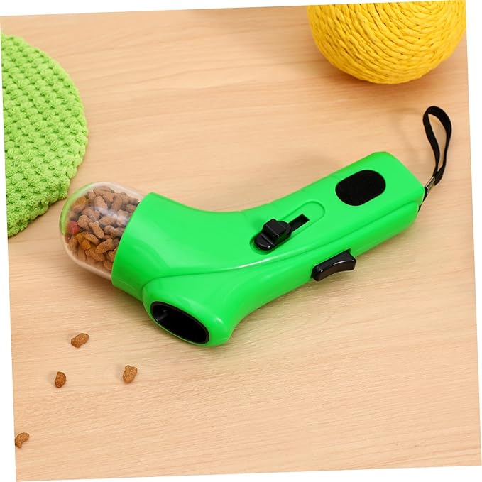 Happyyami Dog Snack Catapult Launcher Pet Interactive Training Toys Automatic Ball Feeder Treats Comfort Grip