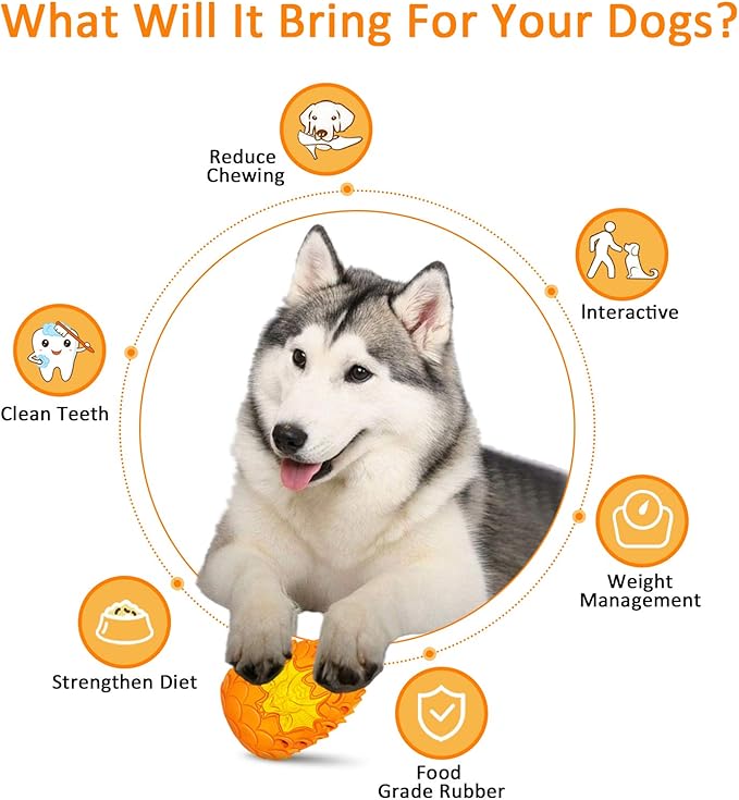 Dragon Egg Dog Chew Toy for Aggressive Chewers Large Breeds, Indestructible Tough Toys for Medium Large Dogs, Puppy Pet Toy 900 Lbs Pull Tension