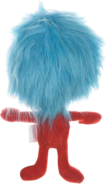 Dr. Seuss The Cat in The Hat Thing 1 Big Head Plush Dog Toy, 9 Inch (Pack of 2)