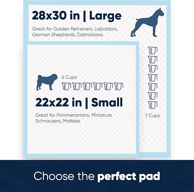 American Kennel Club Scented Puppy Training Pads with Ultra Absorbent Quick Dry Gel – 28 x 30 Pee Pads for Dogs - Lavender Scented - 100 Count