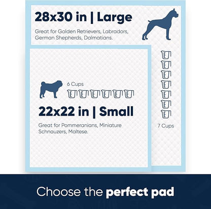 American Kennel Club Scented Puppy Training Pads with Ultra Absorbent Quick Dry Gel – 28 x 30 Pee Pads for Dogs - Lavender Scented - 100 Count