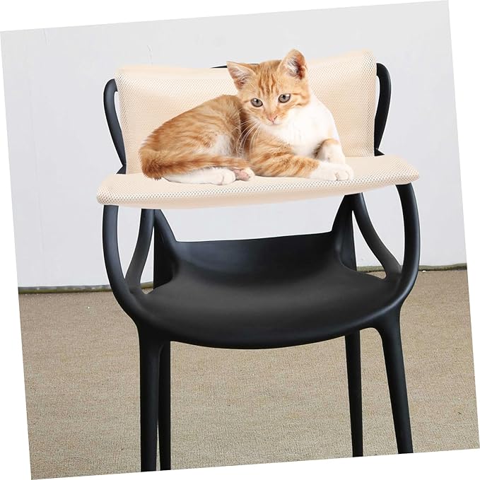 BESPORTBLE Hanging Cat Hammock for Bedside Fence Detachable and Cat Bed with Mesh for Indoor and Outdoor Use Shaped Design Light for Cats